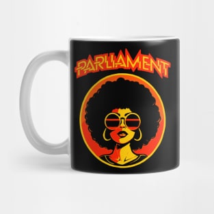 Retro 70's Parliament Funkadelic Funk Rock Music Satire Mug